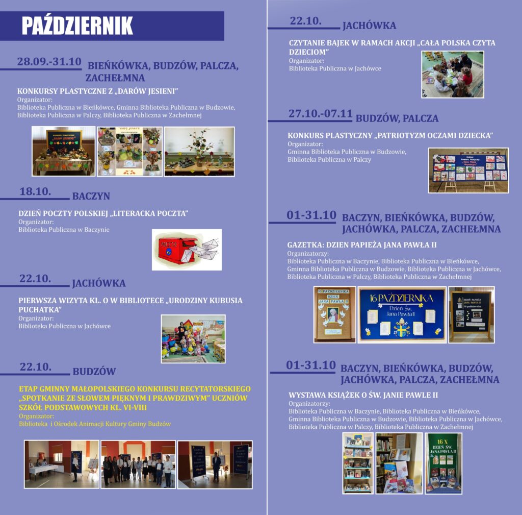 Kalendarz Imprez w Gminie Budzów 2026 str. 22