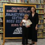 Całoroczny Konkurs Czytelniczy - Najaktywniejszy czytelnik roku szkolnego 2025/26 - nagrody- wręczenie nagród laureatom