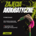 zajęcia akrobatyczne, plakat