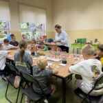 Spotkanie czytelnicze W krainie Muminków- praca artystyczna