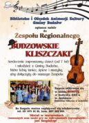BIBLIOTEKA I OŚRODEK ANIMACJI KULTURY GMINY BUDZÓW OGŁASZA NABÓR DO ZESPOŁU REGIONALNEGO „BUDZOWSKIE KLISZCZAKI”